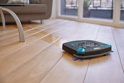 Робот-пылесос Philips SmartPro Easy FC8794/01, черный/синий