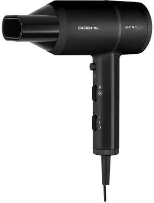 Фен PHD 2044Ti Quattro Ionic черный POLARIS