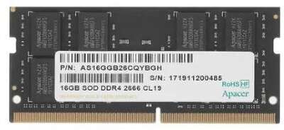 Модуль памяти для ноутбука SODIMM 16GB PC21300 DDR4 ES.16G2V.GNH APACER