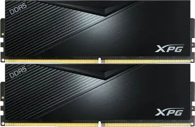 Память DDR5 2x32GB 6400MHz A-Data AX5U6400C3232G-DCLABK XPG Lancer RTL Gaming PC5-51200 CL32 DIMM 288-pin 1.4В kit dual rank с радиатором Ret
