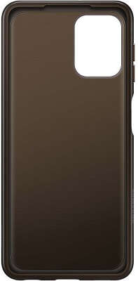 Чехол (клип-кейс) Samsung для Samsung Galaxy A22 Soft Clear Cover черный (EF-QA225TBEGRU)