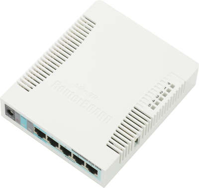 Роутер Wi-Fi Mikrotik RB951G-2HnD 600Mhz CPU 128MB RAM 5xGbit LAN, built-in 2.4Ghz 802b/ g/ n