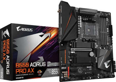 Материнская плата ATX LGAAM4 GIGABYTE B550 AORUS PRO AX