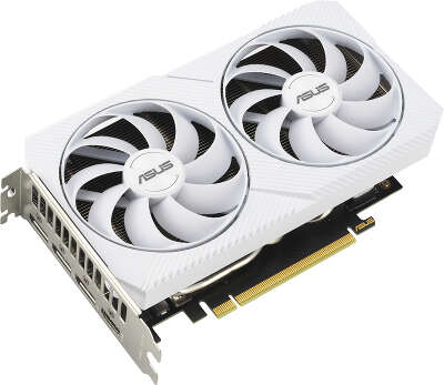 Видеокарта ASUS NVIDIA nVidia GeForce RTX 3060 DUAL-RTX3060-O8G-WHITE 8Gb DDR6 PCI-E HDMI, 3DP