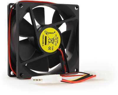 Вентилятор Gembird FANCASE-4, 80мм, 2600rpm, 27 дБА, Molex, 2шт