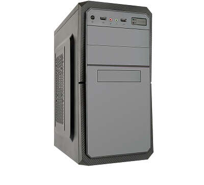 Корпус ExeGate BA-202, черный/серый, mATX, 500W (EX284023RUS)