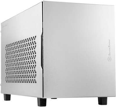 Корпус SilverStone SUGO 15, серебристый, Mini-ITX, Без БП (SST-SG15S)