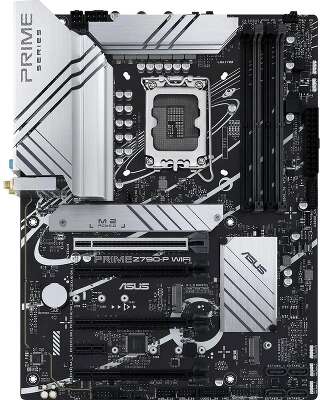 ASUS PRIME Z790-P WIFI (Socket 1700, ATX, 4xDDR5(192GB), DP/HDMI, 1xPCIe 5.0x16/3xPCIe 4.0x16/1xPCIe 3.0, 1xLAN (2.5GbE), Wi-Fi, BT, 4xSATA 6Gb/s, 3xM.2, 1xType-C, 3xUSB 3.2, 4xUSB 2)