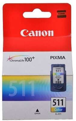 Картридж CANON CL-511 цветной, 9 мл, 244 страниц