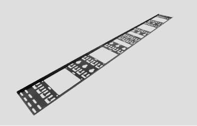 ЦМО Вертикальный кабельный органайзер в шкаф, ширина 150 мм 48U, цвет черный (ВКО-М-48.150-9005)