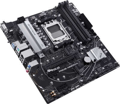 Материнская плата Asus PRIME A620M-A-CSM SocketAM5 AMD A620 4xDDR5 mATX AC`97 8ch(7.1) GbLAN RAID+VGA+HDMI+DP