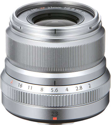 Объектив Fujinon XF 23 мм f/2.0 R WR Silver