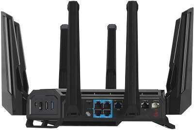 Маршрутизатор ASUS GT-BE98 WiFi 7 2х10G 4х2.5G 1G 2xUSB 11529+5764+5764+1376Mbps 6GHz/5GHz/2.4GHz