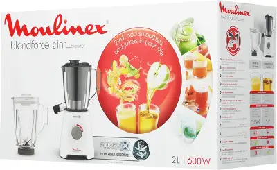 Блендер стационарный Moulinex Blendforce LM42Q110 600Вт белый