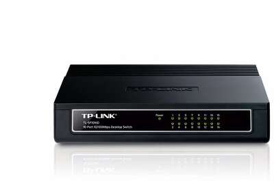 Коммутатор TP-Link TL-SF1016D (L2) 16x100Мбит/с неуправляемый
