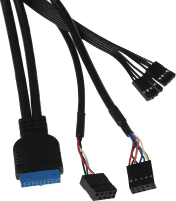 Корпус Aerocool Trinity Mini-G-BK v2 черный без БП mATX 6x120mm 1xUSB2.0 2xUSB3.0 audio bott PSU