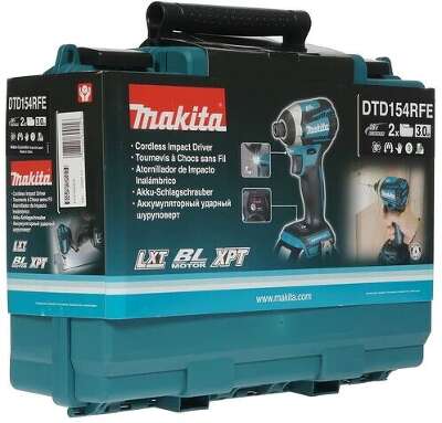 Шуруповерт Makita DTD154RFE аккум. патрон:шестигр.1/4" (кейс в комплекте)