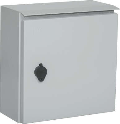 Щит распределительный IEK MKM51-N-04-54 TITAN ЩУ 1/1-1 У1 IP66 навесной 300мм 150мм 310мм 6мод. металл IP66 серый с возможностью установки счетчика (упак.:1шт)