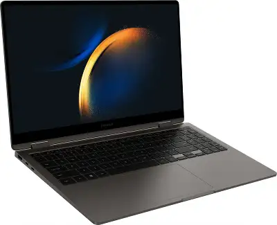 Ноутбук Samsung Galaxy book 3 360 NP750 Core i7 1360P 16Gb SSD512Gb Intel Iris Xe graphics 15.6" AMOLED Touch FHD (1920x1080) Windows 11 Home Multi Language 64 graphite WiFi BT Cam (NP750QFG-KA2US)