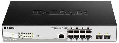 Коммутатор D-Link DGS-1210-10P/ME/B1A Управляемый коммутатор 2 уровня с 8 портами 10/100/1000Base-T с поддержкой PoE и 2 портами 1000Base-X SFP, RTL {5} (426629)
