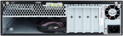 Корпус Slim Case Powerman KI331 Black РМ-300SFX 80+ UBS2.0*2+USB 3.1*2+A(HD)+Front fan 80x80x15mm*1, Micro-ATX, mini-ITX