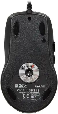Мышь A4Tech XL-750BH рисунок лазерная 3600dpi USB2.0 6but