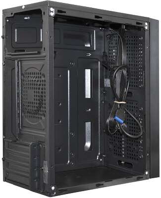 Корпус ExeGate mEVO-9302-RGB, черный, mATX, Без БП (EX287882RUS)