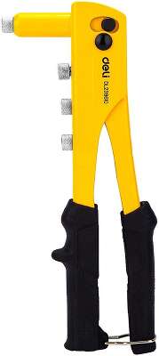 Ручной заклепочник Deli DL236910 265мм, сталь 20Cr, диаметр 2,4 / 3,2 / 4,0 / 4,8 мм