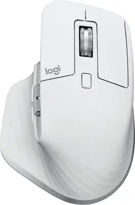 Мышь Logitech MX Master 3S светло-серый оптическая 8000dpi беспров. BT/Radio USB 5but (910-006560)