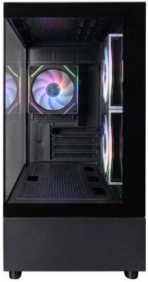 1STPLAYER MIKU Mi5 ARGB Black / mATX / 3x120mm ARGB fans / Mi5-BK-2FC7R-1FC7