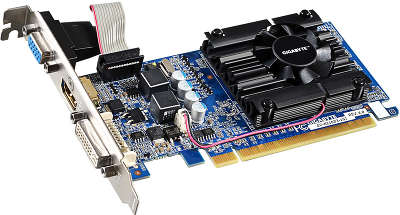 Видеокарта Gigabyte PCI-E GV-N210D3-1GI nVidia GeForce 210 1024Mb DDR3
