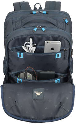 Рюкзак для ноутбука 17.3" RIVA 7861 dark blue