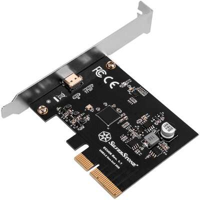 Контроллер Silverstone G56ECU060000010 SuperSpeed USB 20Gbps / USB-C 3.2 Gen 2x2 PCIe expansion card