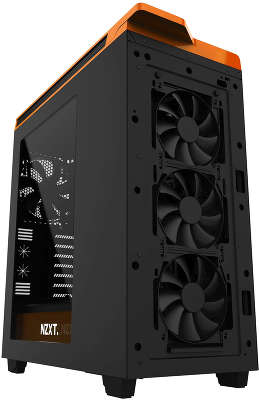 Корпус NZXT H440 черный/оранжевый без БП ATX 7x120mm 5x140mm 2xUSB2.0 2xUSB3.0