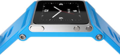 Чехол-браслет LunaTik CMYK TikTok Blue Watch Band для iPod nano 6G, синий [TTBLU-008]