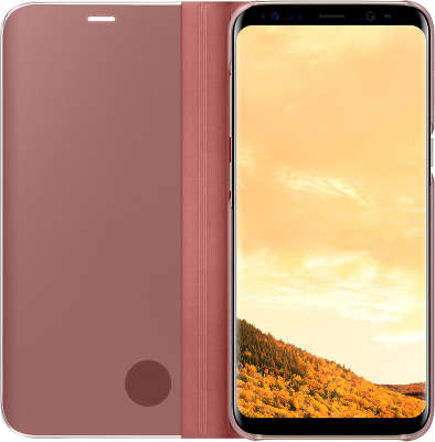 Чехол Samsung для Samsung Galaxy S8 Clear View Standing Cover, розовый (EF-ZG950CPEGRU]