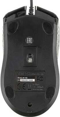 A-4Tech Мышь OP-760 черный оптическая (1200dpi) USB (3but) [1023977]