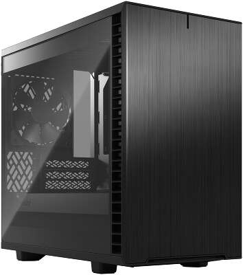 Корпус Fractal Design Define 7 Nano Black TG Light Tint, черный, Mini-ITX, Без БП (FD-C-DEF7N-02)