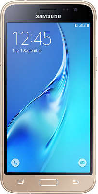 Смартфон Samsung SM-J320F Galaxy J3 (2016) Dual Sim LTE, золотой (SM-J320FZDDSER)