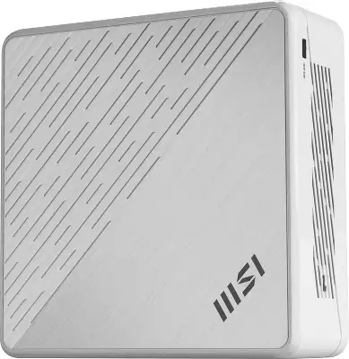 Неттоп MSI Cubi 5 1M-465BRU Core 3 100U (1.2) Graphics без ОС 2.5xGbitEth+1xGbitEth WiFi BT 65W белый (936-B0A822-465)