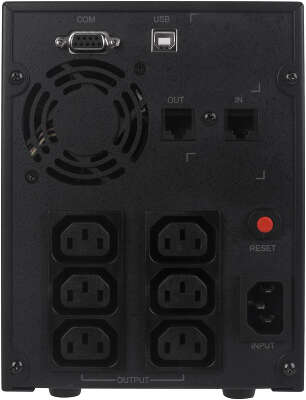 ИБП CyberPower VALUE 2200EI, Line-Interactive, 2200VA/1320W, USB&Serial, RJ11/RJ45, 6 IEC-320 С13 розеток, Black, 0.16х0.21х0.35м., 14.7кг./ UPS Line-Interactive CyberPower VALUE2200EILCD 2200VA/1320W USB/RS-232/RJ11/45 (6 IEC С13)