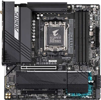 Материнская плата mATX LGAAM5 GIGABYTE B650M AORUS ELITE AX