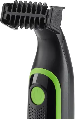 Триммер Polaris PHC 0303RB черный/зеленый 240Вт (насадок в компл:3шт)