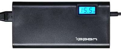 Блок питания Ippon SD90U автоматический 90W 15V-19.5V 11-коннект. 4.5A 2.1A от бытовой электросети LСD индикатор