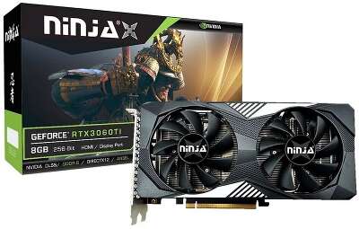 Видеокарта Ninja (Sinotex) RTX3060Ti 8GB GDDR6 256bit 3xDP HDMI 2FAN RTL