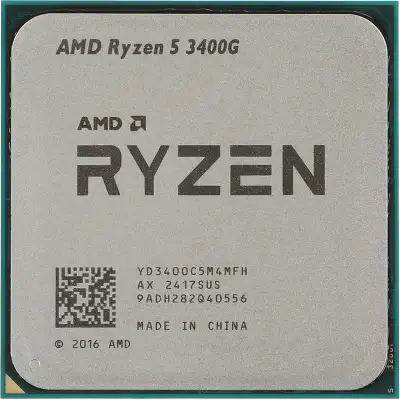 Процессор AMD Ryzen 5 3400G AM4 (YD3400C5M4MFH) (3.7GHz/Radeon RX Vega 11) OEM