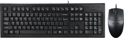 Клавиатура + мышь A4Tech KR-8520D клав:черный мышь:черный USB