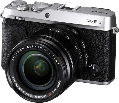 Цифровая фотокамера Fujifilm X-E3 Silver kit (XF18-55 мм f/2.8-4 R LM OIS)