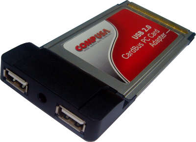Карта PCMCIA ST-Lab C-111 USB2.0 (2 порта)