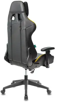 Кресло игровое Zombie VIKING 5 AERO черный/желтый эко.кожа с подголов. крестов. пластик